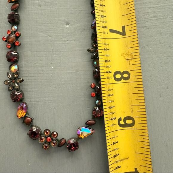 Sorrelli Crystal Brass Tone Necklace - Picture 10 of 11